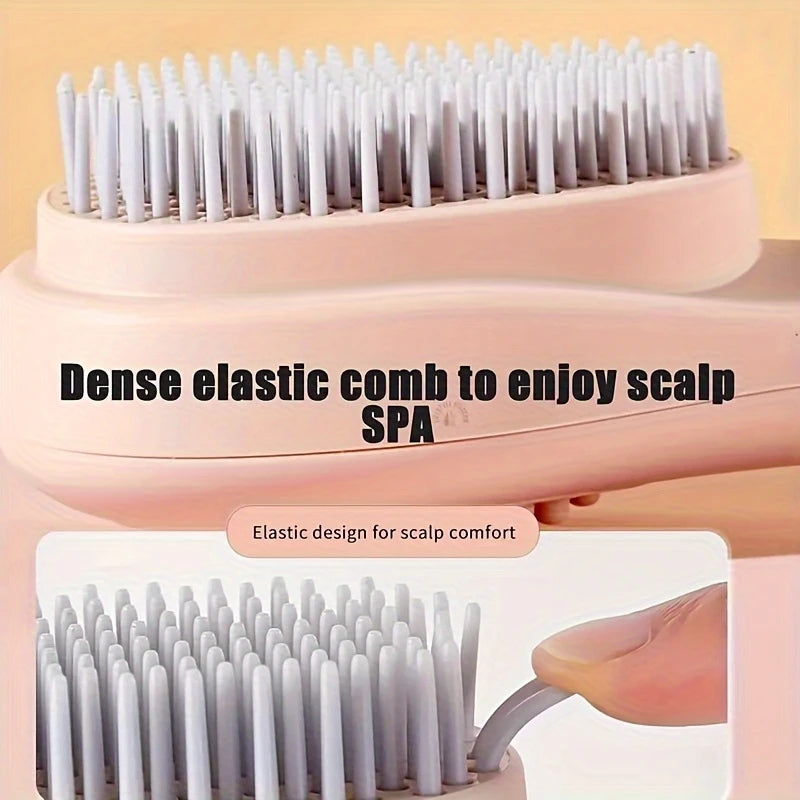 Retractable Self-Cleaning Hair Brush